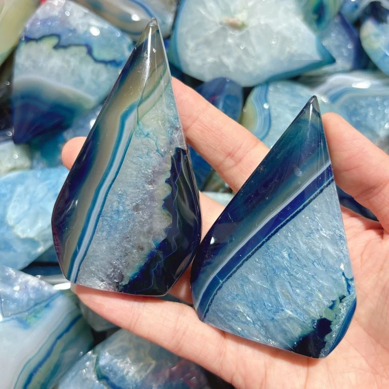 Blue Dyed Agate Arrow Head Shape Wholesale - Image 5