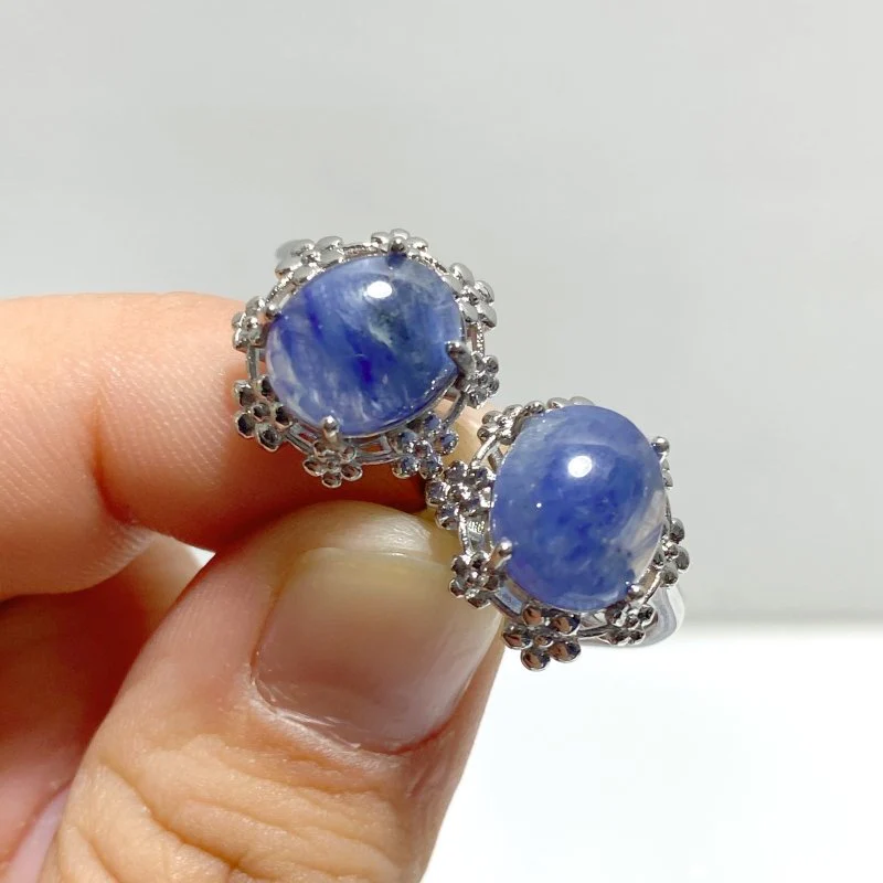 101 Pieces Blue Kyanite Different Styles Rings - Image 5