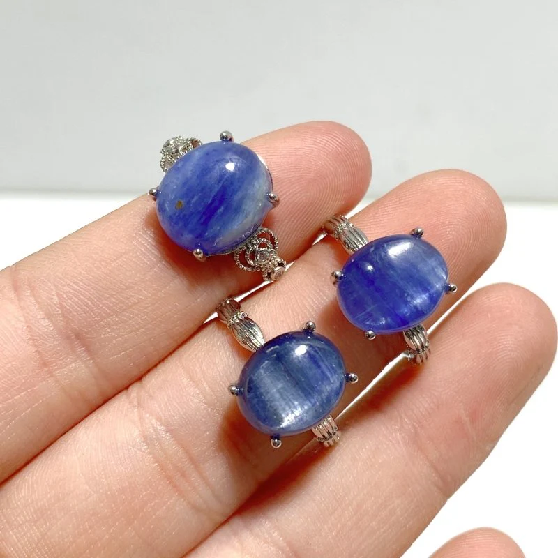 101 Pieces Blue Kyanite Different Styles Rings - Image 6