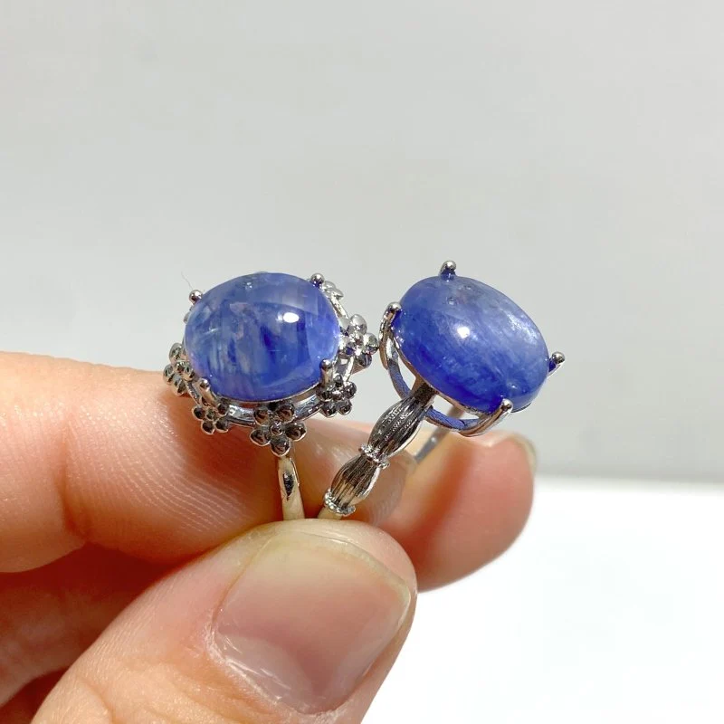 101 Pieces Blue Kyanite Different Styles Rings - Image 7
