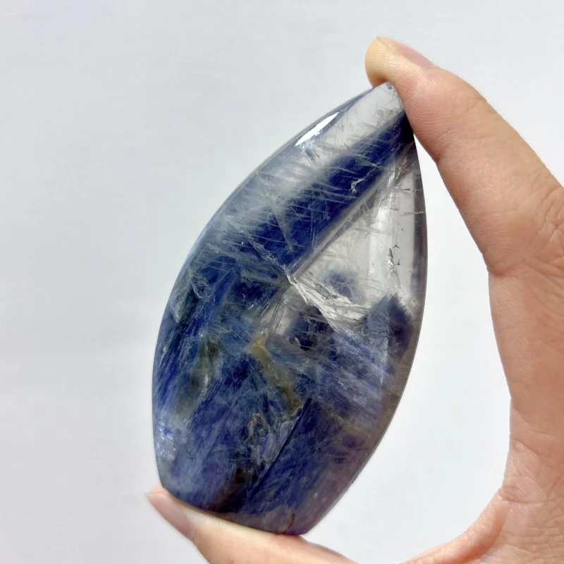 12 Pieces Beautiful Blue Kyanite Mixed Clear Quartz Arrow Head Shape Carving - Image 3
