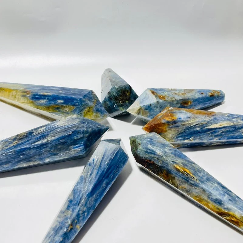 Blue Kyanite Mixed Quartz Scepter Point Magic Wand Wholesale - Image 2