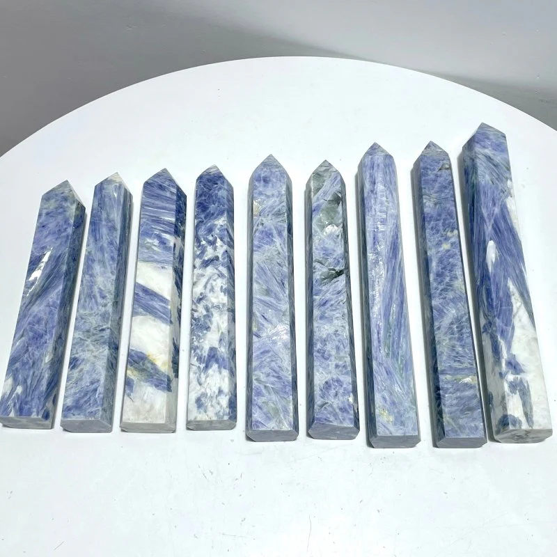 9 Pieces Beautiful Large Blue Kyanite Tower