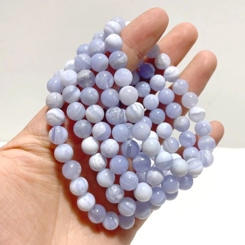 Blue Lace Agate Bracelet Crystal Wholesale - Image 3