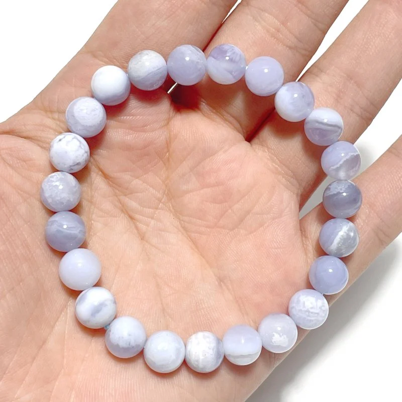 Blue Lace Agate Bracelet Crystal Wholesale - Image 4