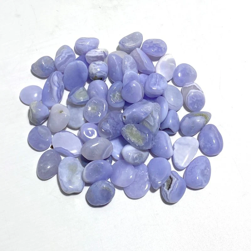 Blue Lace Agate Chips Small Tumbled Wholesale