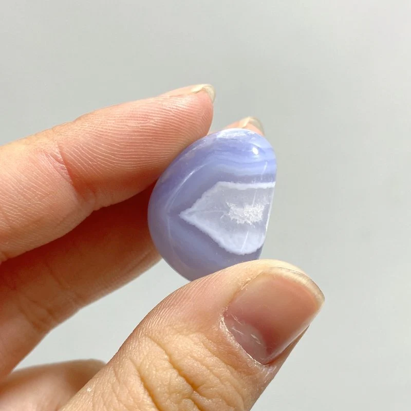 Blue Lace Agate Chips Small Tumbled Wholesale - Image 3