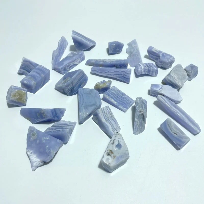 Beautiful Patterns Blue Lace Agate Free Form Mixed Size Wholesale - Image 5