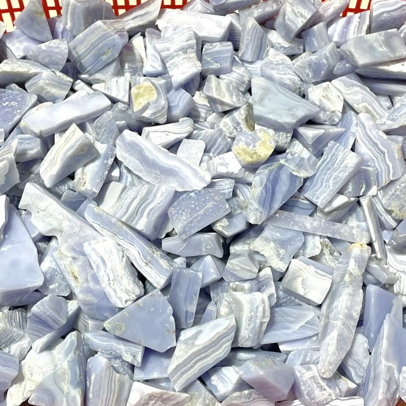 Beautiful Patterns Blue Lace Agate Free Form Mixed Size Wholesale - Image 8