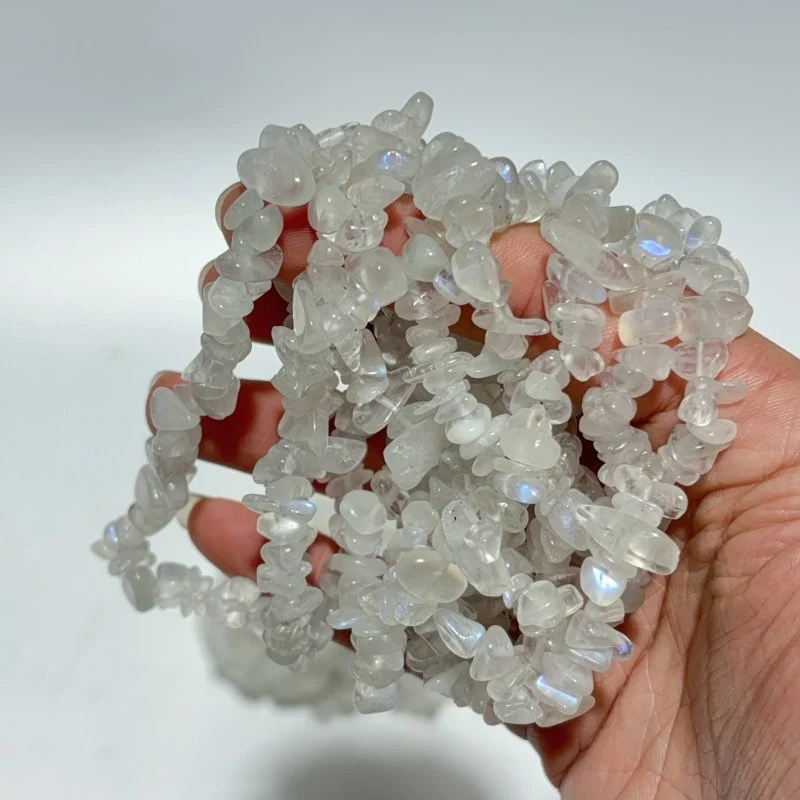 Blue Moonstone Chip Bracelet Wholesale - Image 2