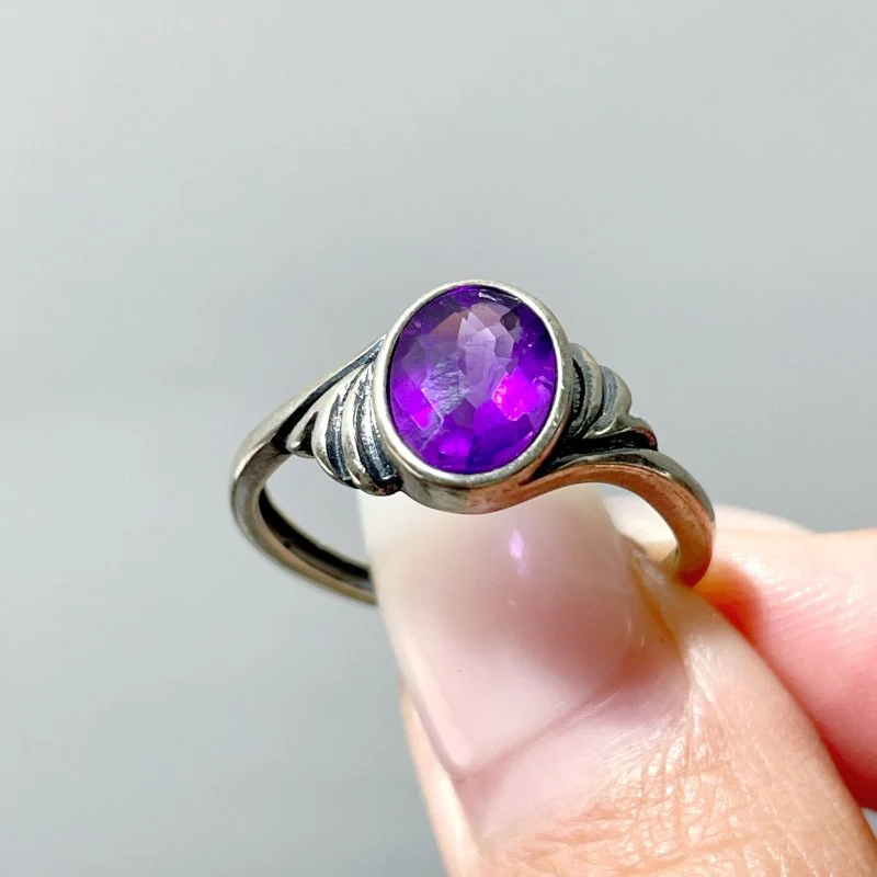 #B3 Silver Rings Wholesale Blue Moonstone Rutile Garnet Sunstone - Image 4