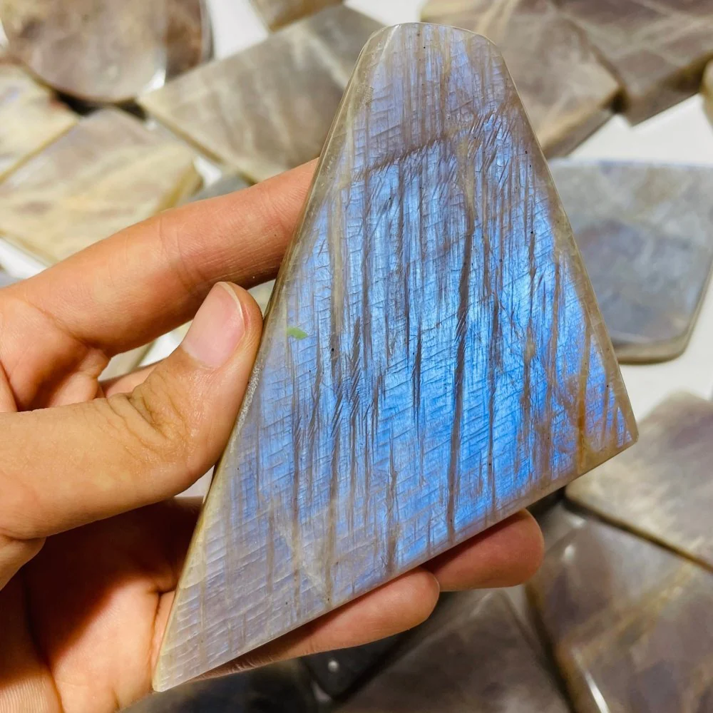 29 Pieces High Quality Moonstone Mixed Sunstone Free Form - Image 4
