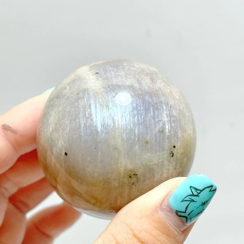 Beautiful Flash Blue Moonstone Spheres Ball Wholesale - Image 3