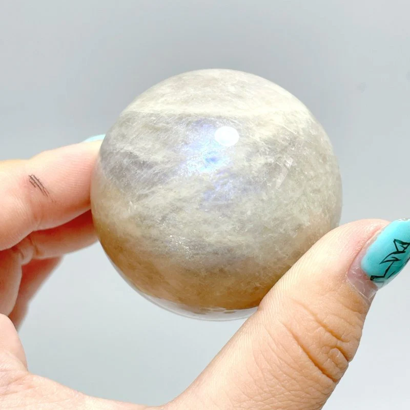 Beautiful Flash Blue Moonstone Spheres Ball Wholesale - Image 6