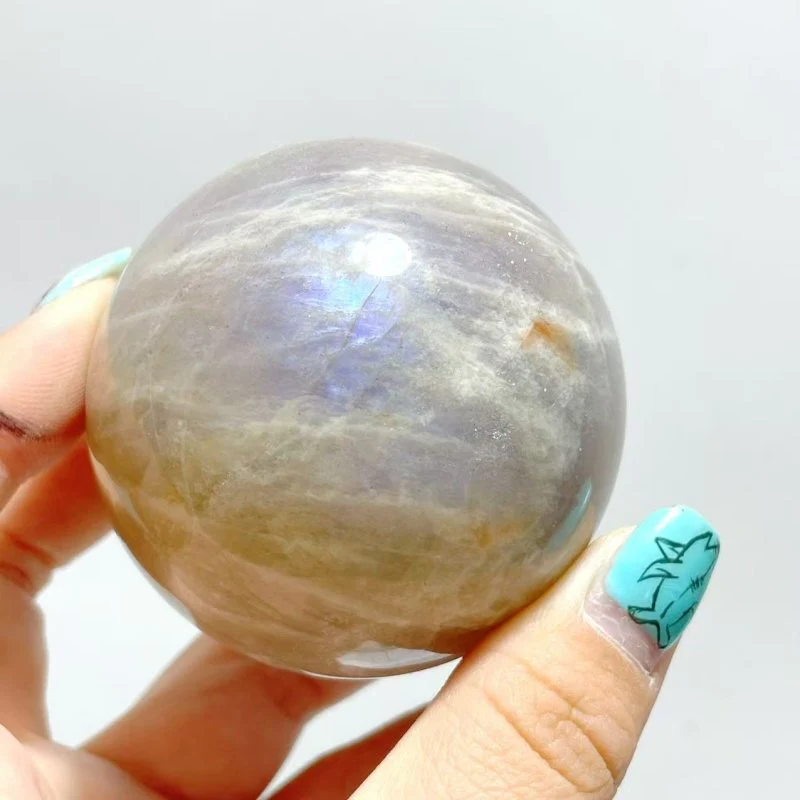 13 Pieces Blue Moonstone Spheres - Image 5