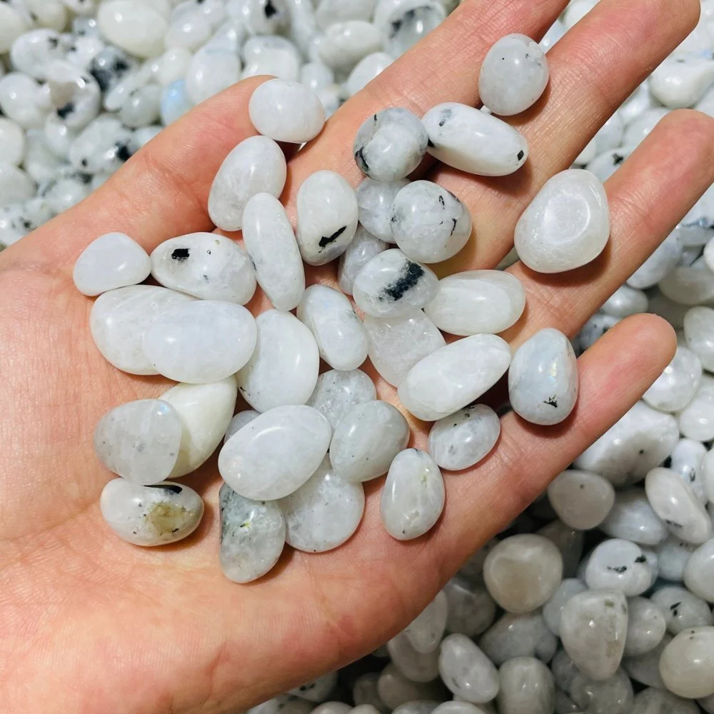 0.4-0.8in Blue Moonstone Stone Small Tumbled Wholesale - Image 4