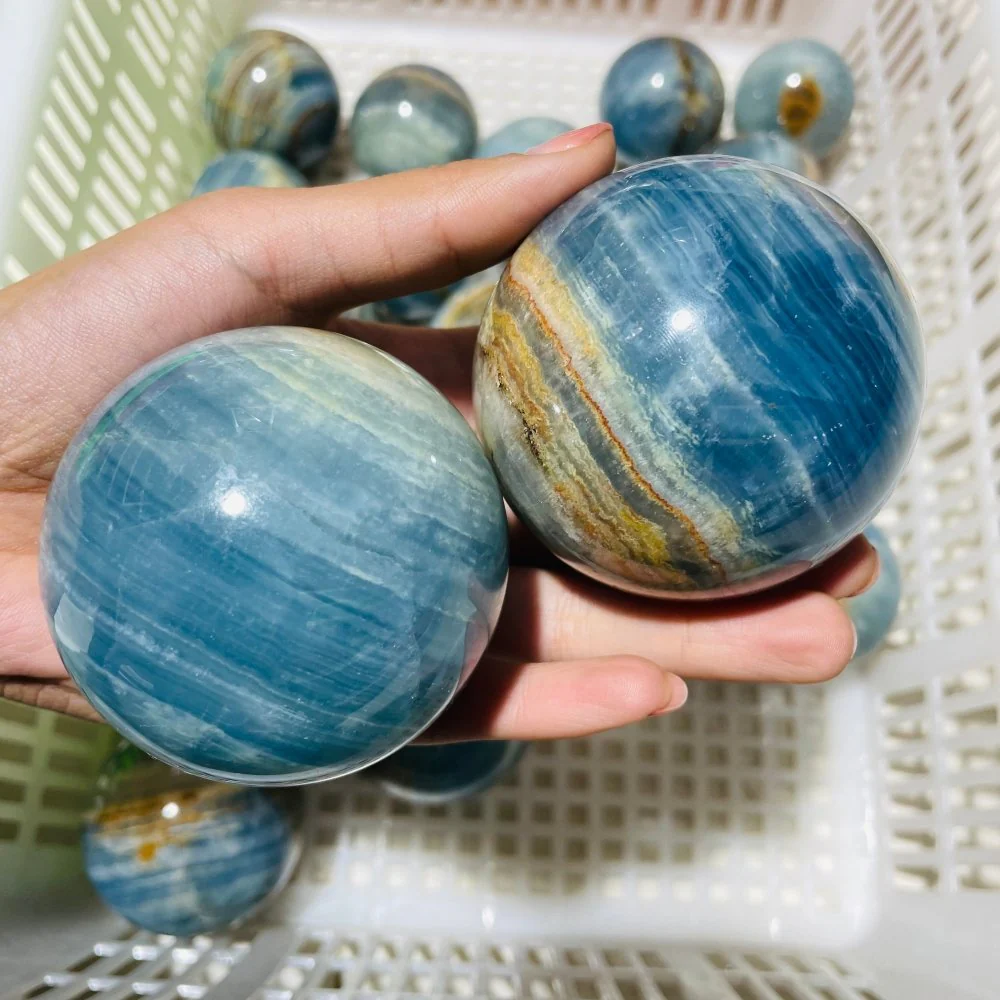 Blue Onyx Spheres Ball Wholesale - Image 4