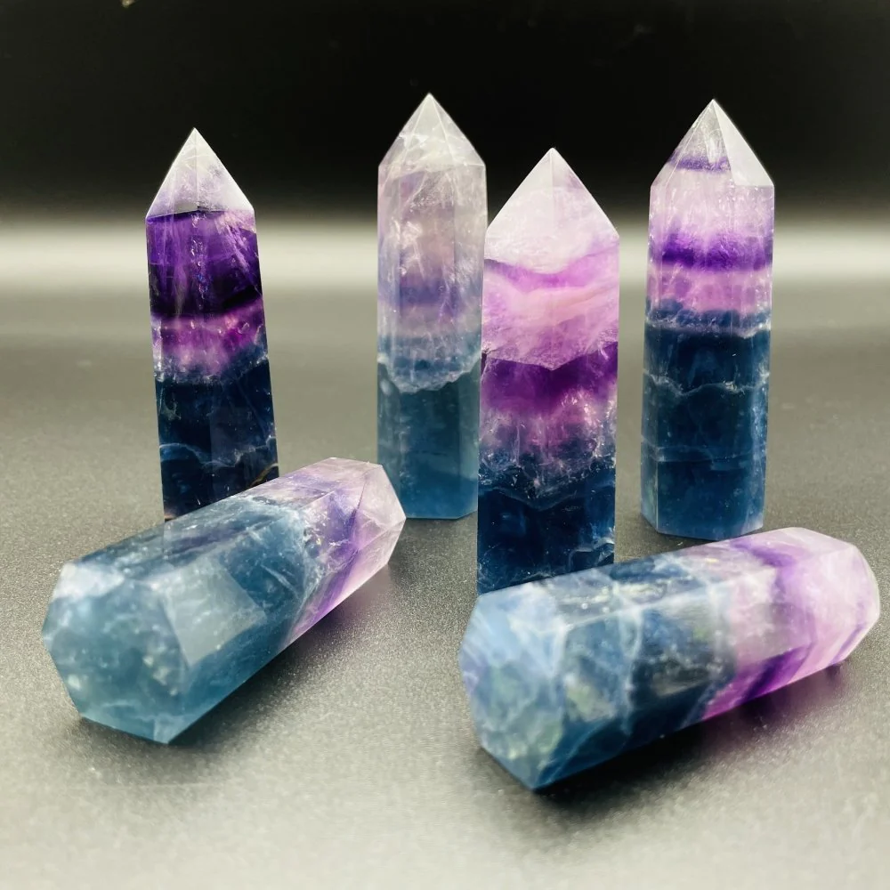 Blue Purple Fluorite Tower Wholesale - Image 2