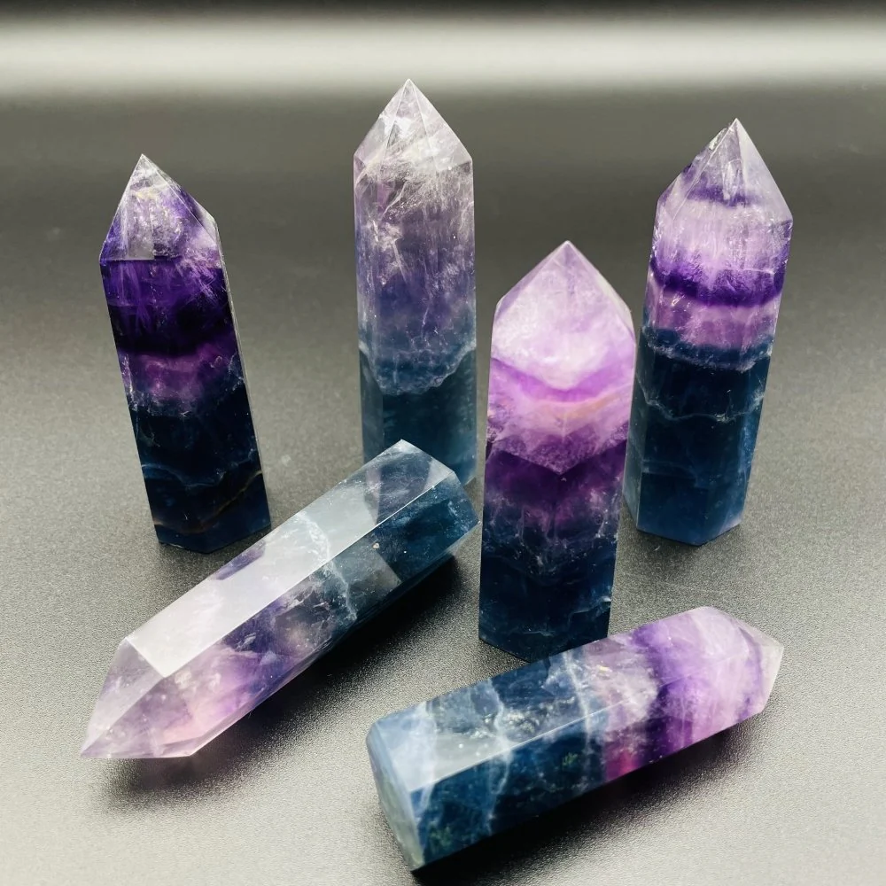 Blue Purple Fluorite Tower Wholesale - Image 3