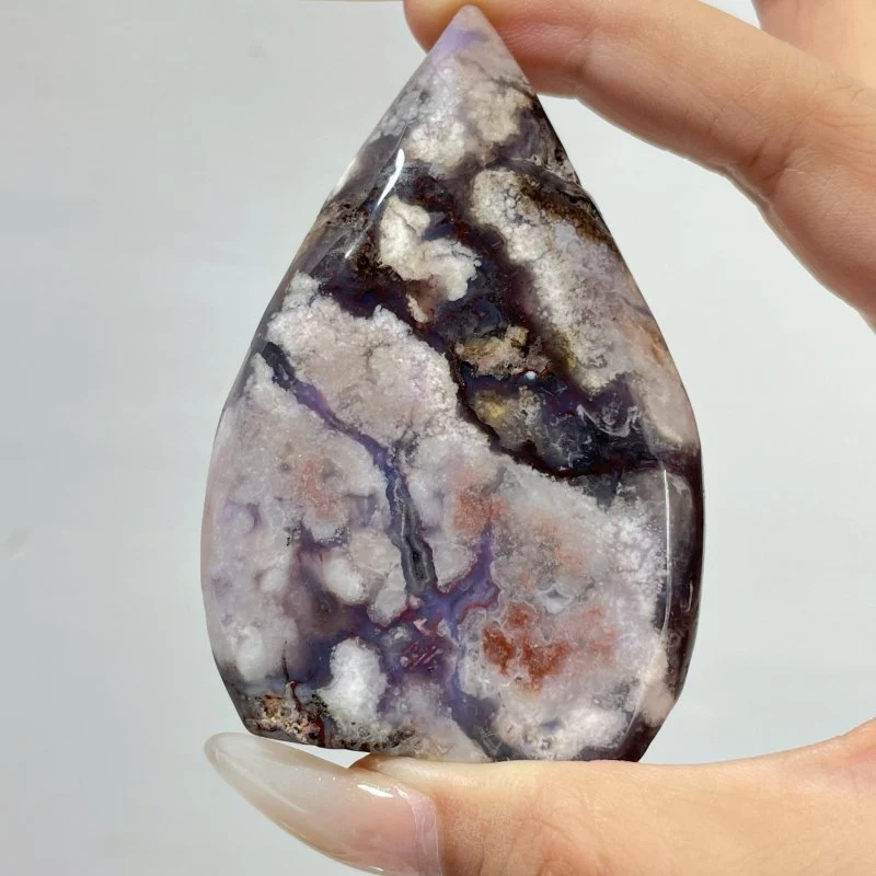 Blue Sakura Flower Agate Arrow Head Shape Wholesale - Image 5