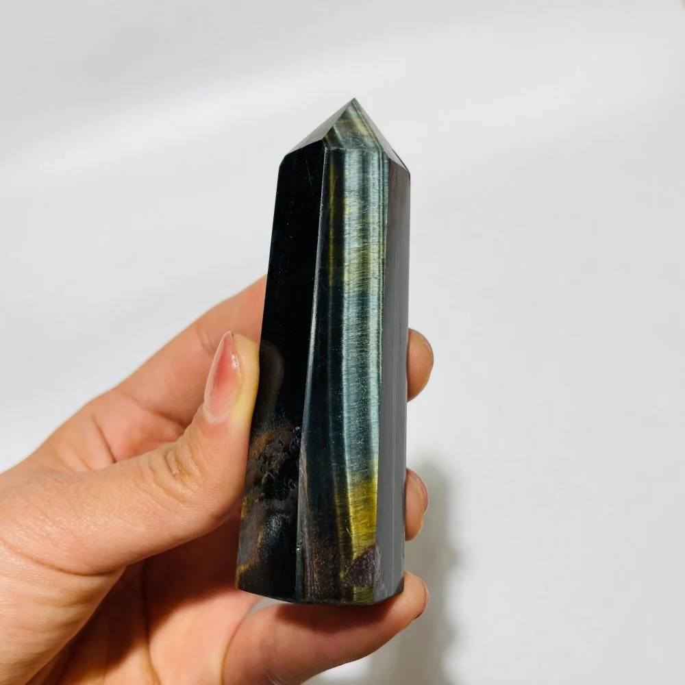Blue Tiger Eye Points Wholesale - Image 2
