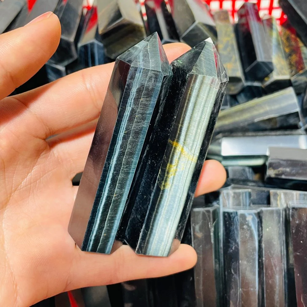 Blue Tiger Eye Points Wholesale - Image 3