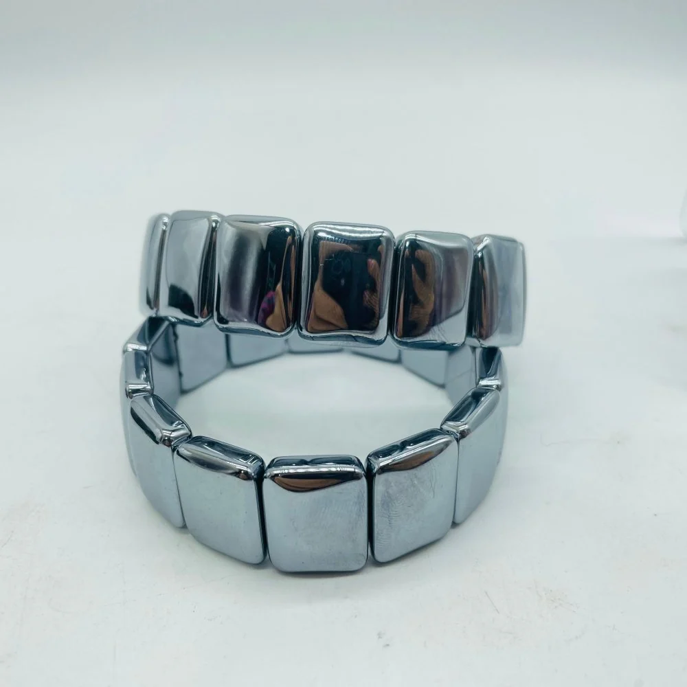 Blue Tiger Eye Terahertz Stone Bracelet Crystal Wholesale - Image 2