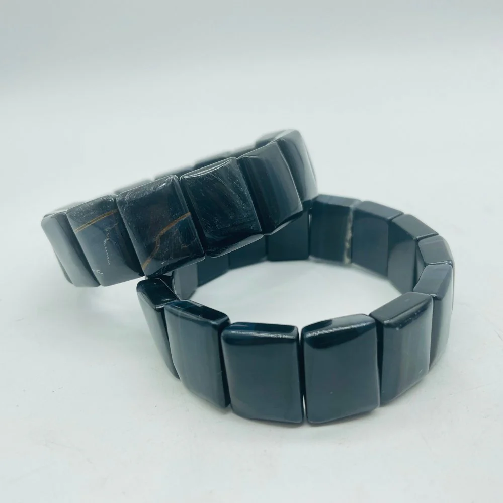 Blue Tiger Eye Terahertz Stone Bracelet Crystal Wholesale - Image 3
