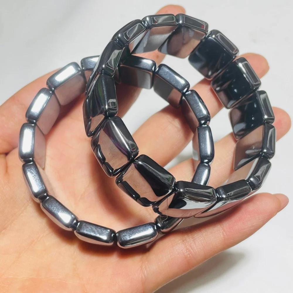 Blue Tiger Eye Terahertz Stone Bracelet Crystal Wholesale - Image 5