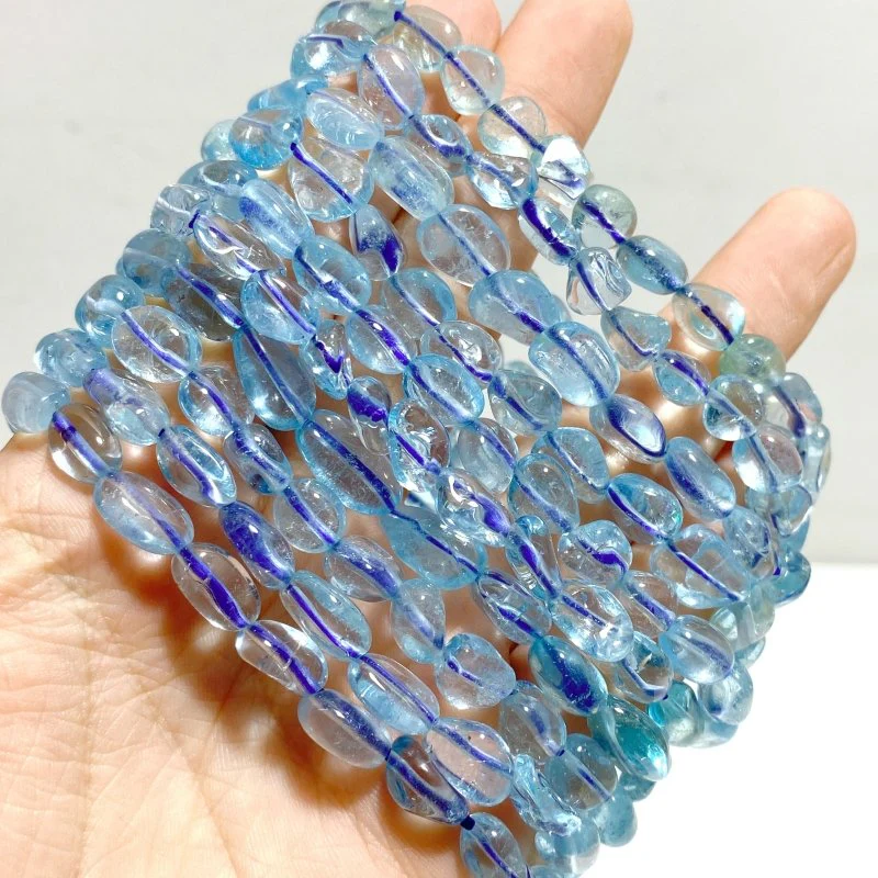 10 Pieces Blue Topaz Bracelets