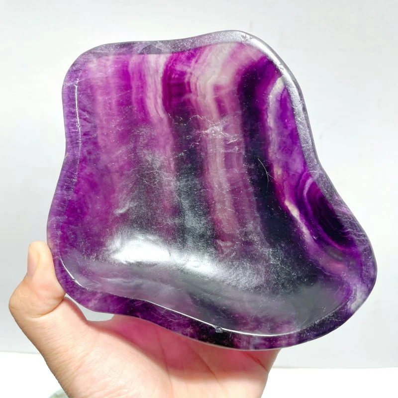 10 Pieces Large Colorful Fluorite Bowl Home Decor Carving Closeout - Image 2