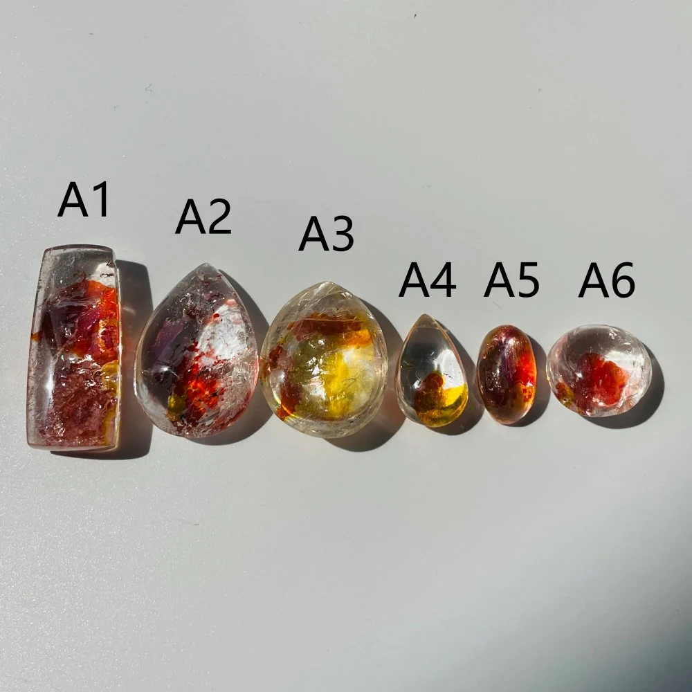 Brazil Hematoid Quartz For Jewelry Making DIY Pendant - Image 2