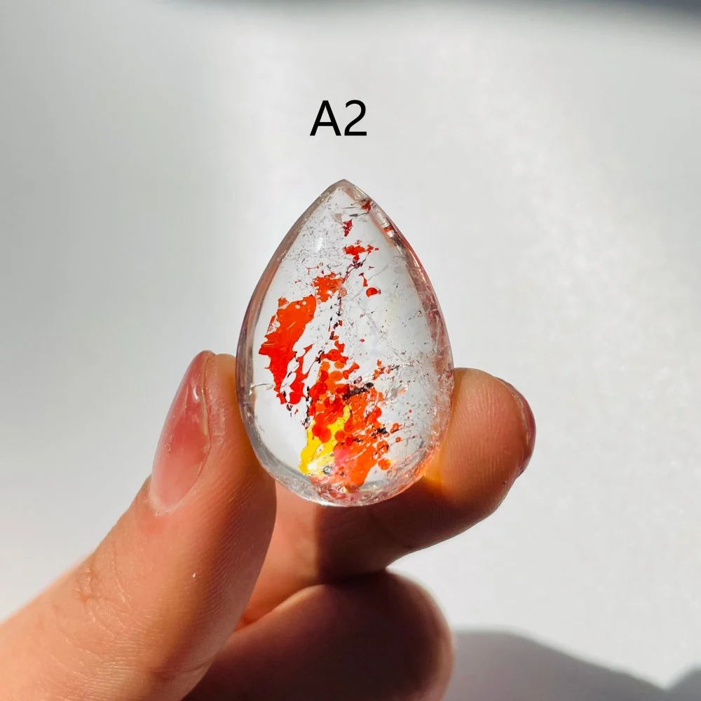Brazil Hematoid Quartz For Jewelry Making DIY Pendant - Image 4