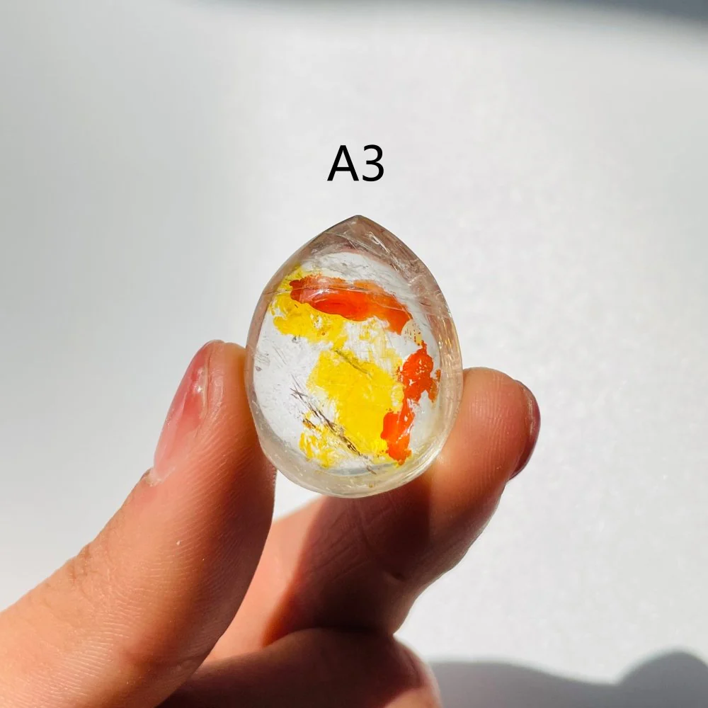 Brazil Hematoid Quartz For Jewelry Making DIY Pendant - Image 5