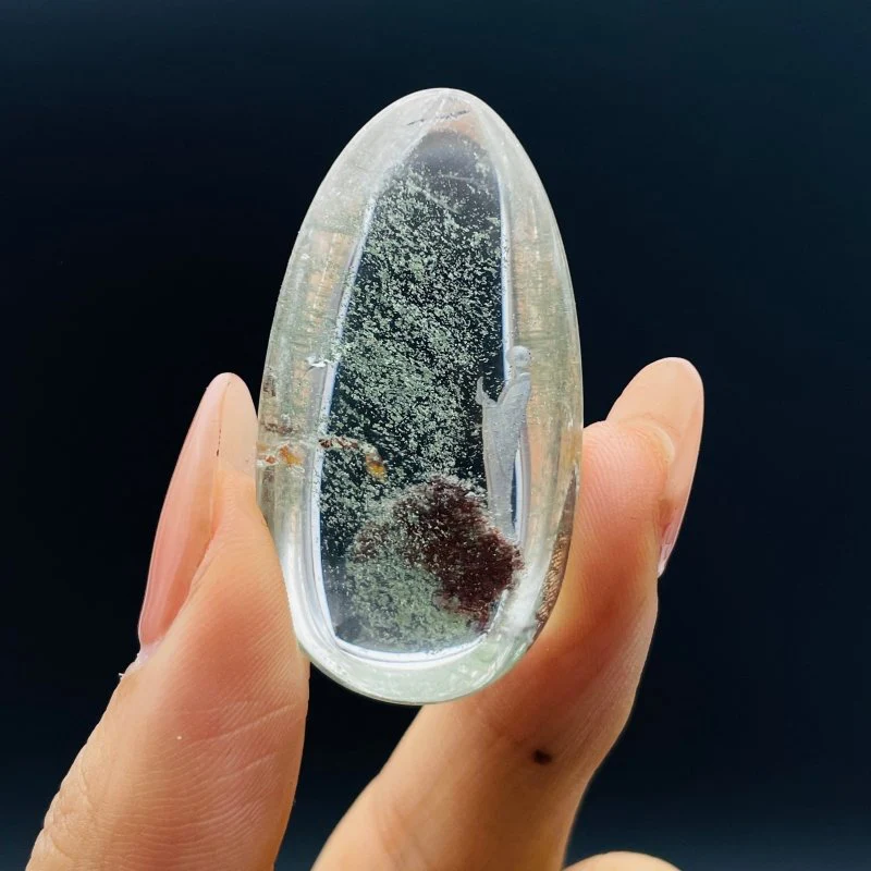 5 Pieces Buddhist Monk Bodhi Kensho Garden Quartz Inner Scene Carving - Image 3