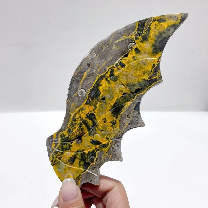 Bumble Bee Jasper Flying Dragon Wing With Stand - Image 3