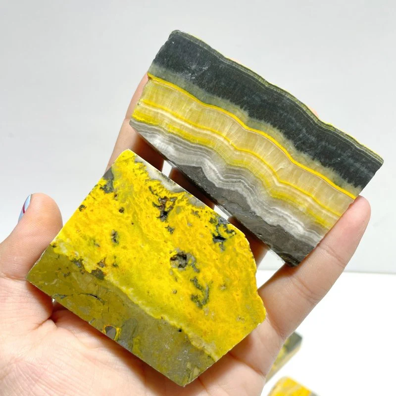 21 Pieces Bumble Bee Jasper Polished Home Decor Stone - Image 7