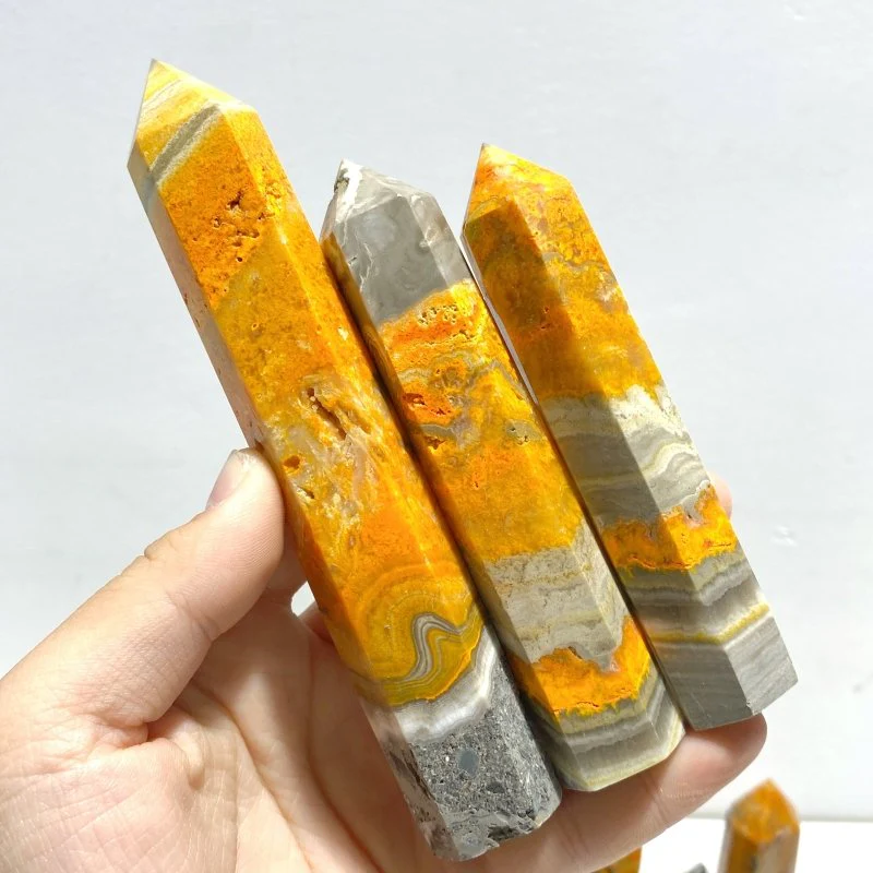Bumblebee Jasper Tower Points Wholesale - Image 3