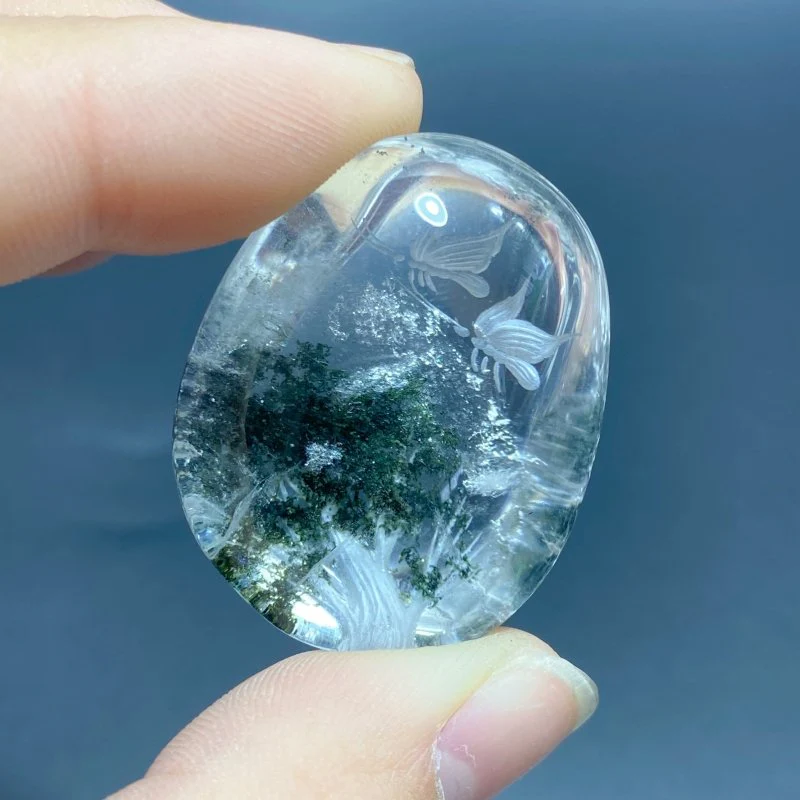 5 Pieces Butterfly Garden Quartz Inner Scene Carving - Image 4
