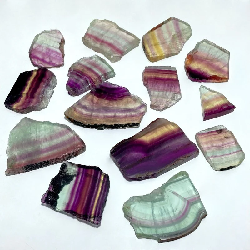 Candy Rainbow Fluorite Slab Wholesale