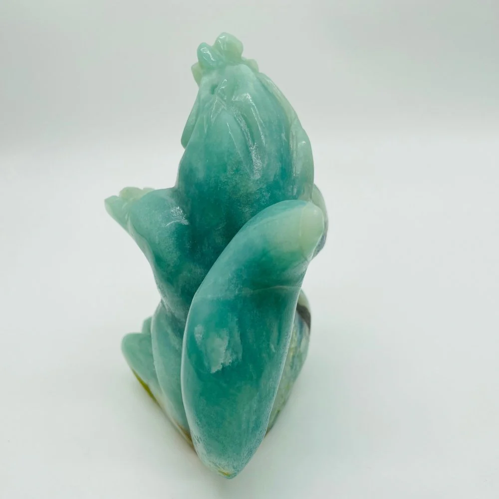Caribbean Calcite Crocodile Carving - Image 3