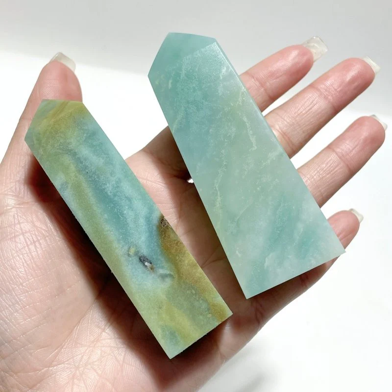 Caribbean Calcite Four-Sided Point Tower Wholesale - Image 3