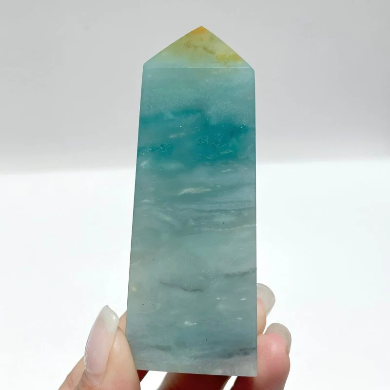 Caribbean Calcite Four-Sided Point Tower Wholesale - Image 5
