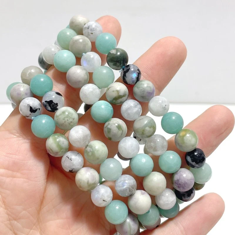 Caribbean Calcite Indian Moonstone DIY Bracelet Wholesale Original Design - Image 2