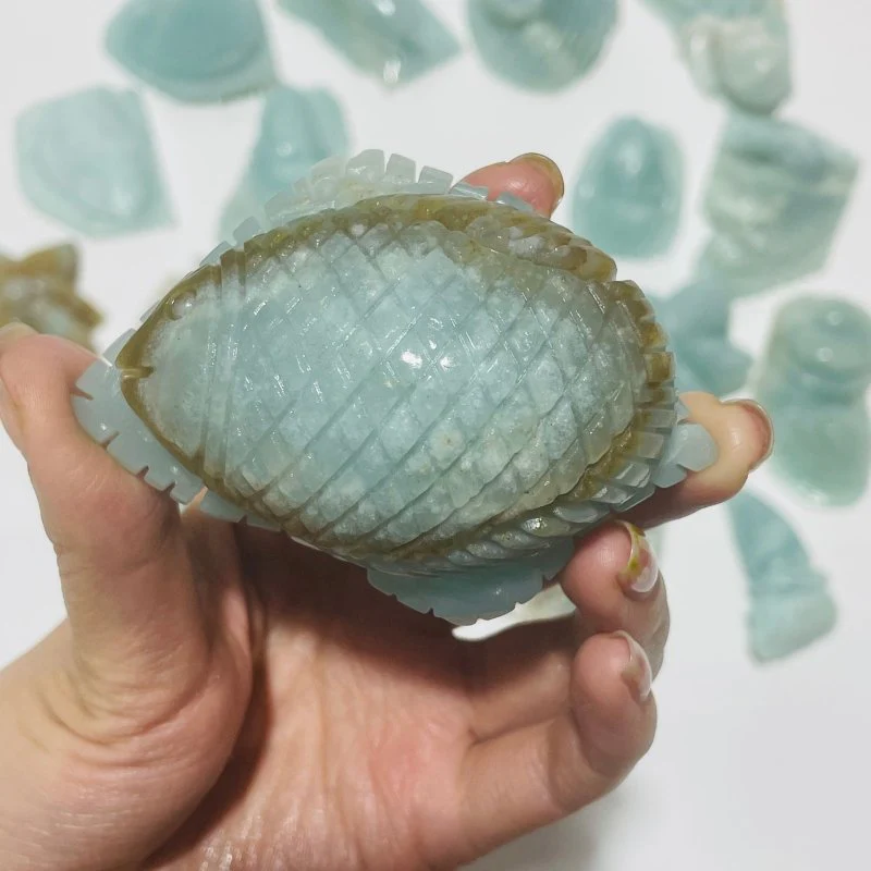 19 Pieces Caribbean Calcite Marine Animals Carving - Image 6