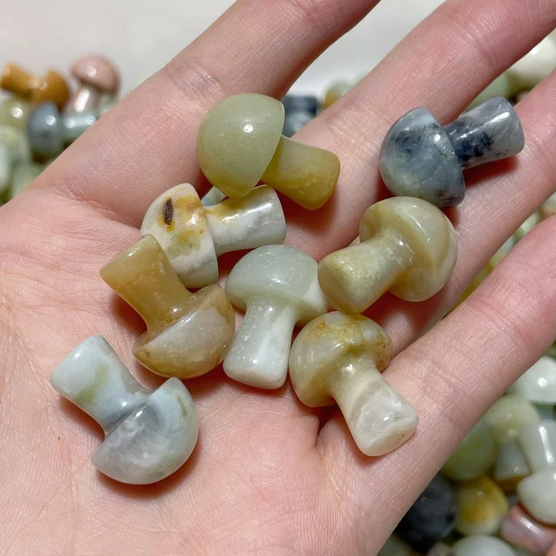 330 Pieces Caribbean Calcite Mini Mushroom Closeout - Image 3