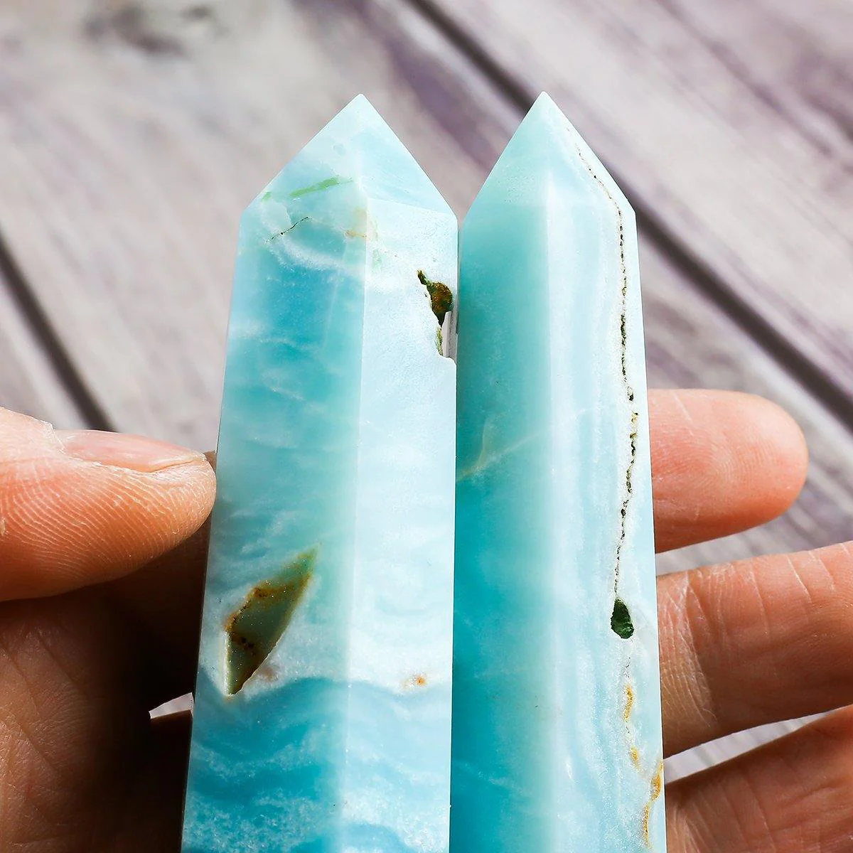 Caribbean Calcite Sky Blue Towers - Image 6