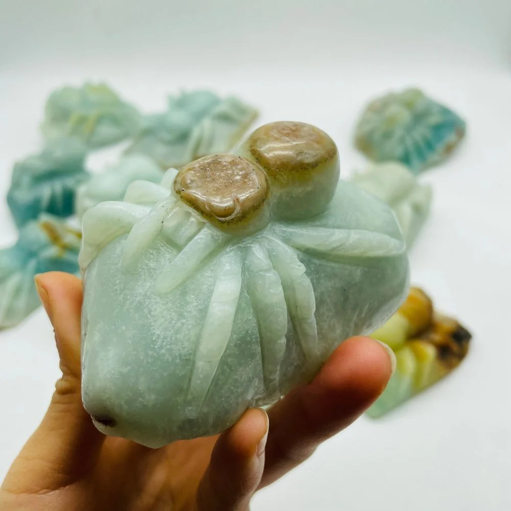 13 Pieces Caribbean Calcite Spider Carving - Image 6