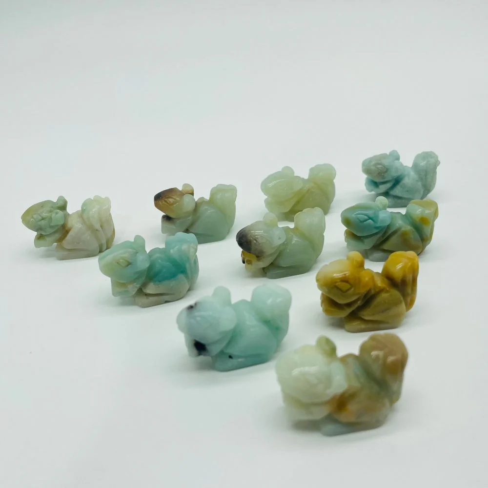 Caribbean Calcite Squirrel Carving Animal Wholesale - Image 4