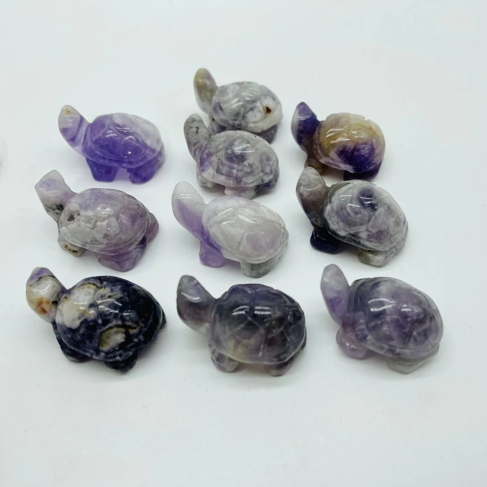 4 Types Turtle Carving Wholesale Caribbean & Moss Agate - Image 7